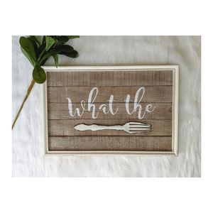 NWT World Market What the Fork Art Piece